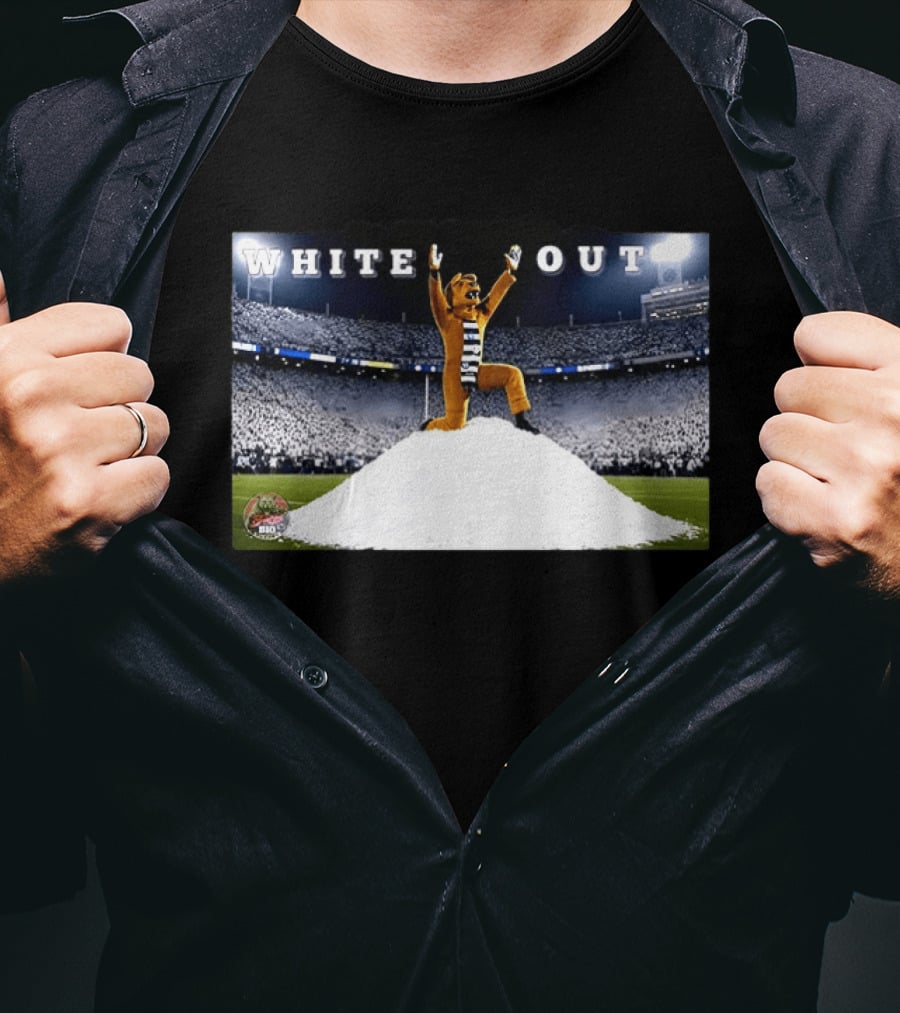 Pablo Pledgescobar Penn State Nittany Lines White Out Stadium Mascot Celebration T-Shirt