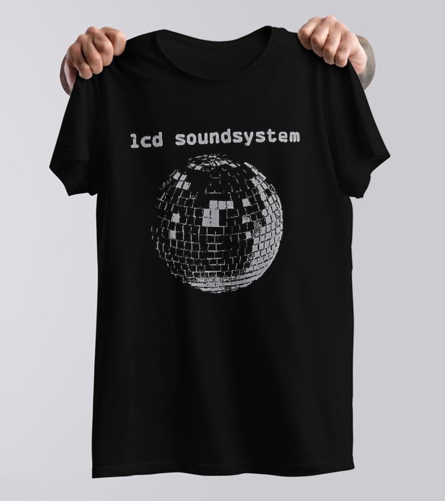 LCD Soundsystem Disco Ball Music Icon Reflective Sphere T-Shirt