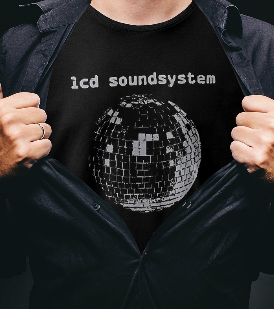 LCD Soundsystem Disco Ball Music Icon Reflective Sphere T-Shirt