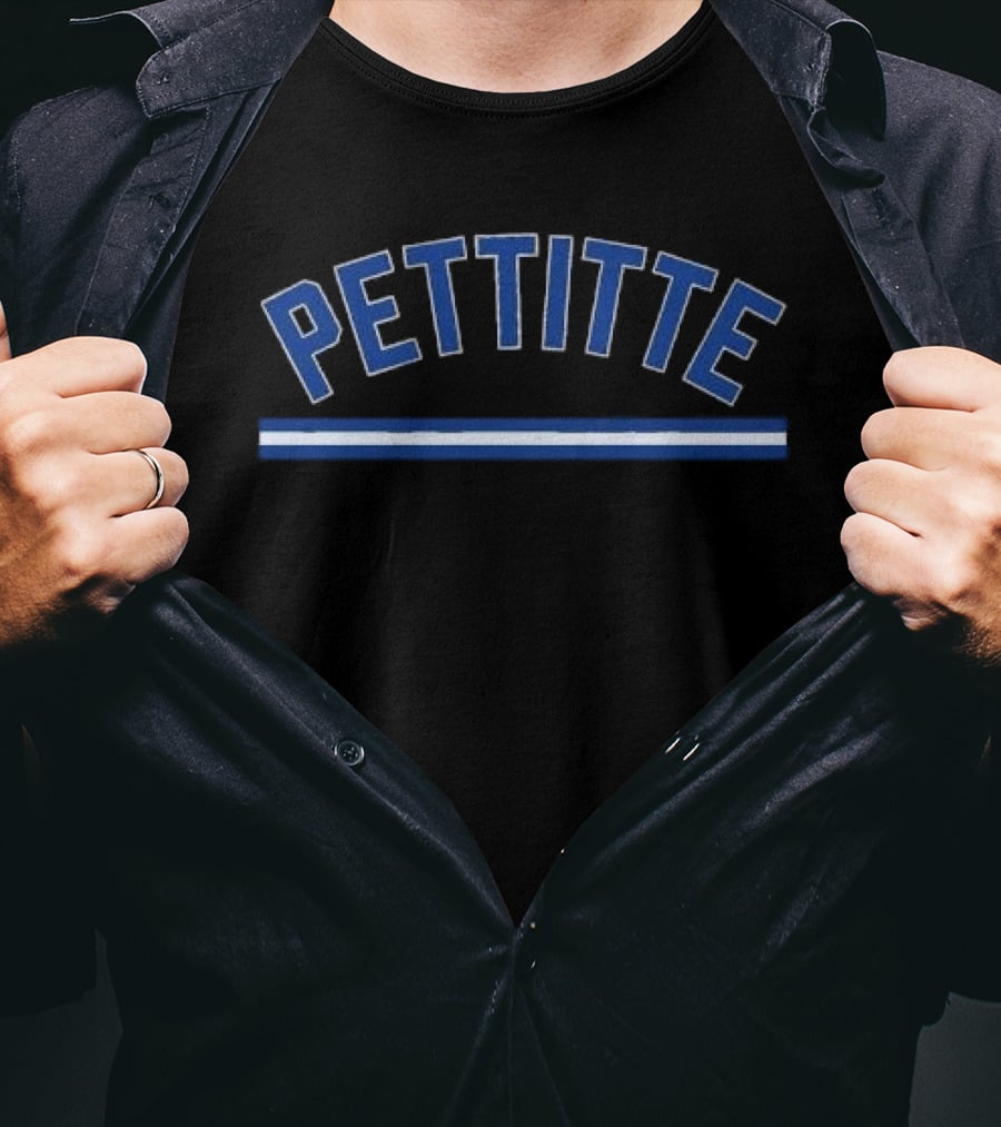 Pettitte New York Team Blue Arch T-Shirt