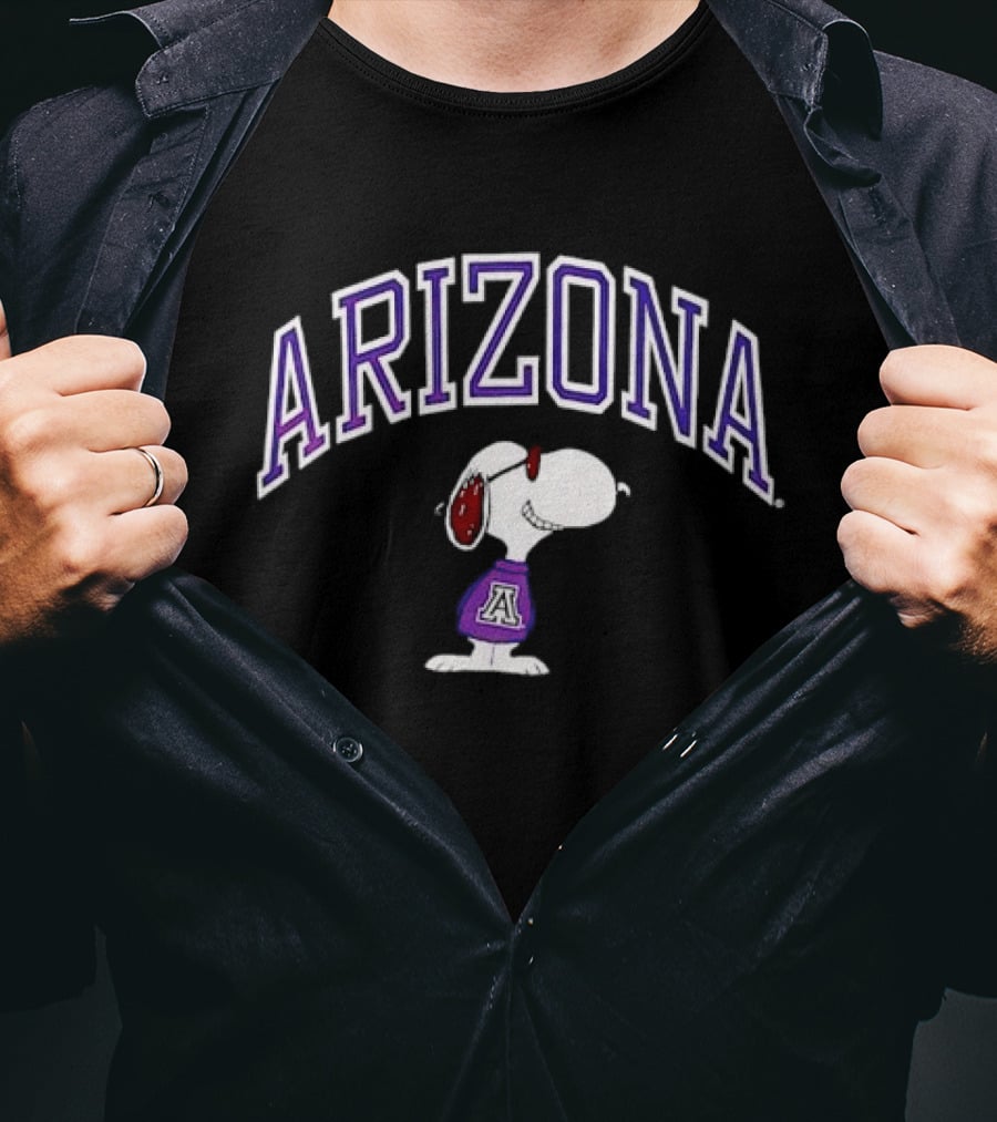 Arizona Snoopy Peanuts Collaboration College Collection T-Shirt