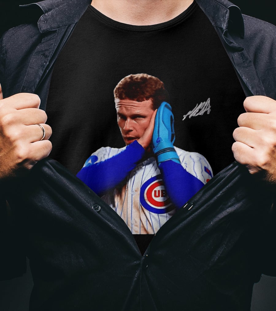 Chicago Cubs Pete Crow Armstrong Night Night Celebration T-Shirt