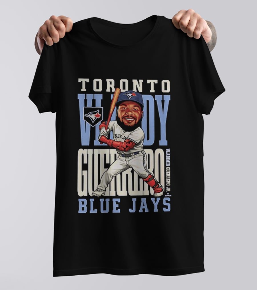 Vladimir Guerrero Jr. Toronto Blue Jays Baseball 2026 Caricature TORONTO V LADY GUERRERO BLUE JAYS T-Shirt