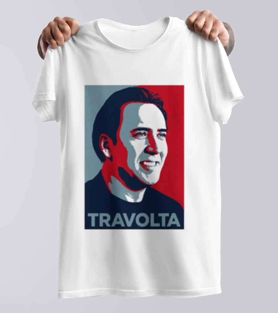 Nicolas Cage Travolta Hope Face Off Image T-Shirt