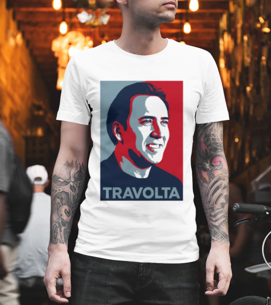 Nicolas Cage Travolta Hope Face Off Image T-Shirt