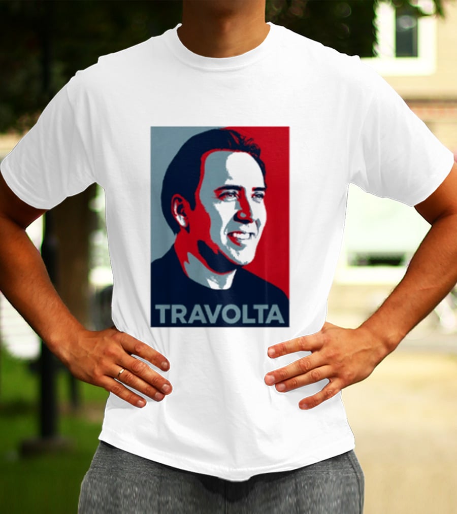 Nicolas Cage Travolta Hope Face Off Image T-Shirt