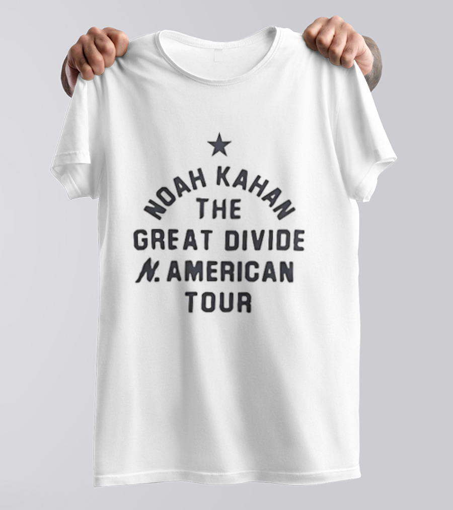 Noah Kahan The Great Divide North American Tour Merchandise T-Shirt