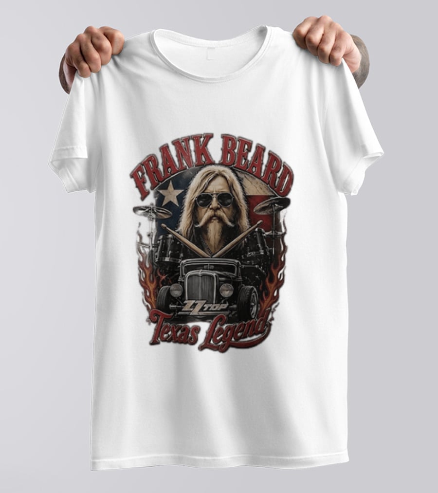 Frank Beard ZZ Top Texas Legend T-Shirt