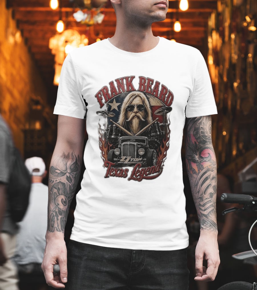 Frank Beard ZZ Top Texas Legend T-Shirt