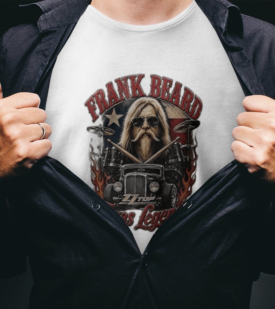 Frank Beard ZZ Top Texas Legend T-Shirt