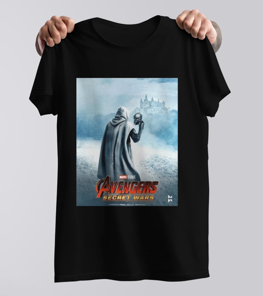 Marvel Studios Avengers Secret Wars Doctor Doom Hooded Villain Castle T-Shirt