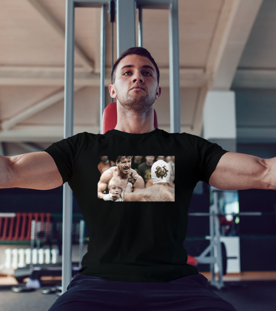 Bad Bunny Southern Tackle Apple Vintage Wrestling Match Iconic WWE Scene T-Shirt