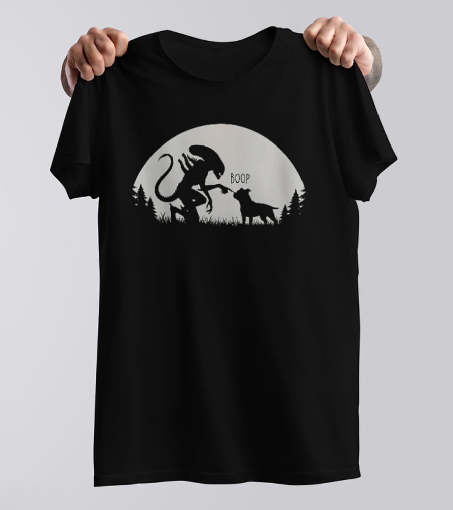 Boop Alien And Dog Forest T-Shirt