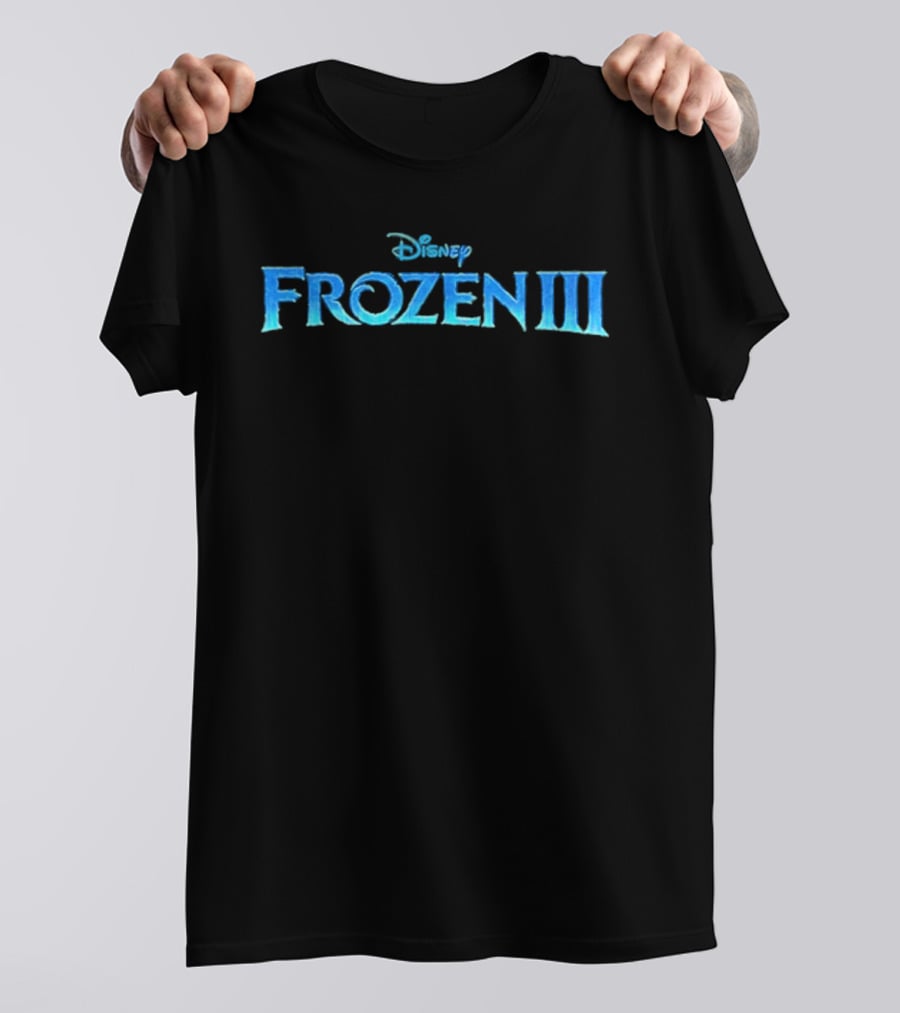 Disney Frozen III D23 2026 Concept Fall 2027 Theaters T-Shirt