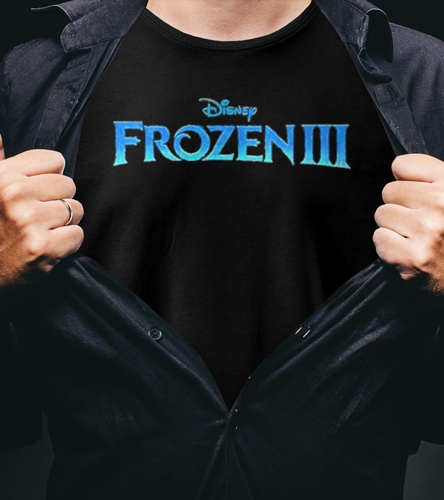 Disney Frozen III D23 2026 Concept Fall 2027 Theaters T-Shirt
