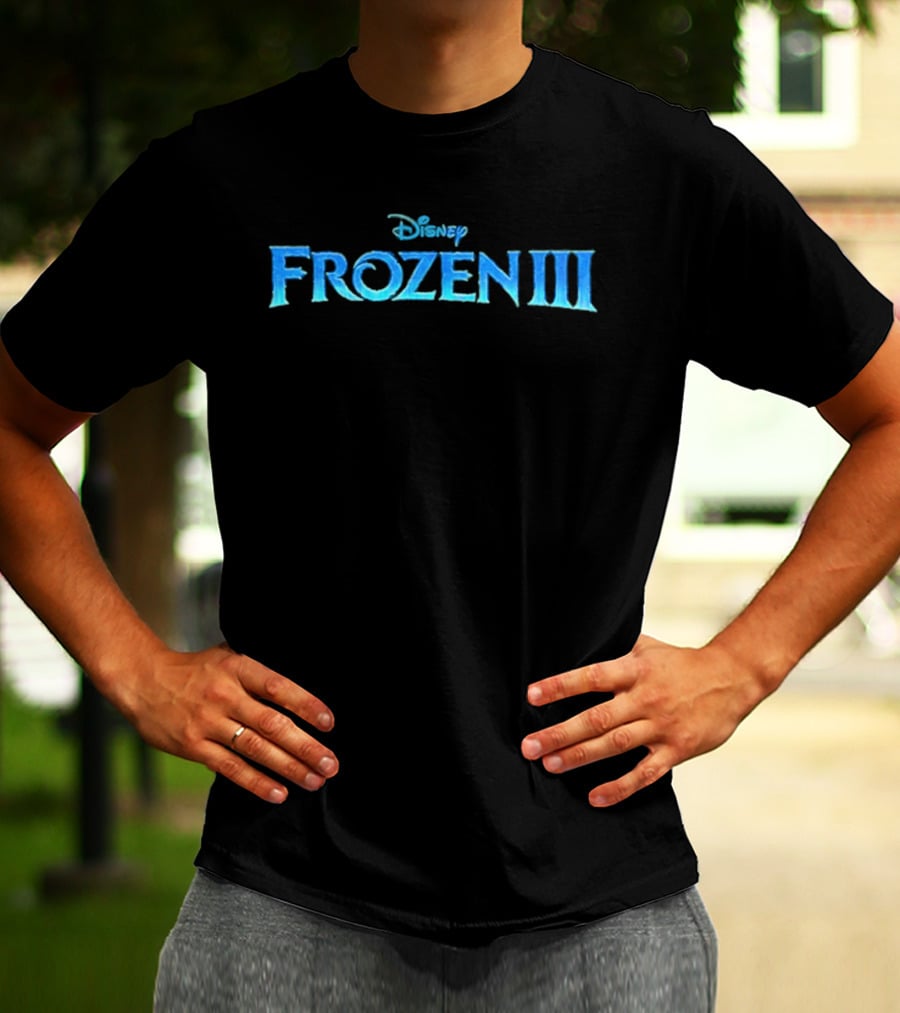 Disney Frozen III D23 2026 Concept Fall 2027 Theaters T-Shirt