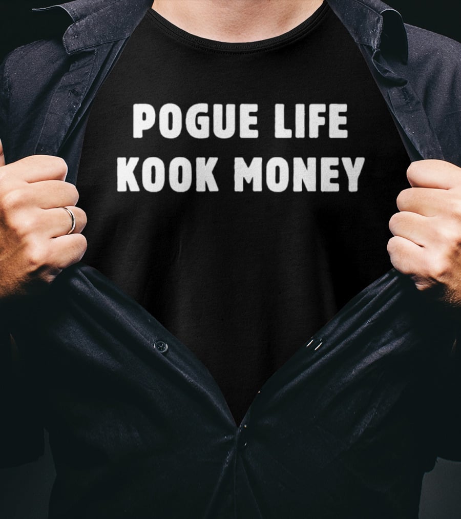 Pogue Life Kook Money Outer Banks Keyword Fan Search T-Shirt