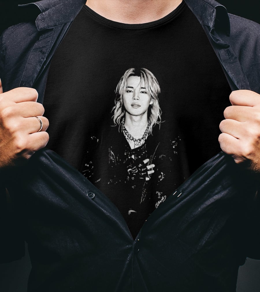 Jimin BTS Idol Signature Autograph T-Shirt