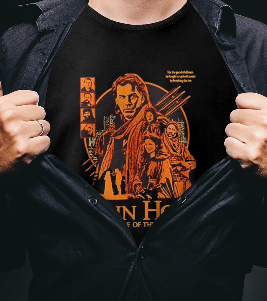 Robin Hood Prince Of Thieves Adventure Team Movie Characters T-Shirt