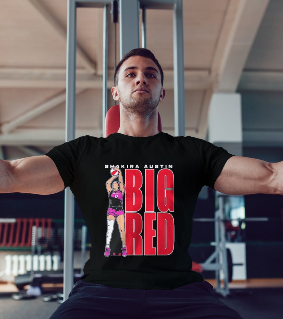 Shakira Austin Big Red Basketball Player T-Shirt