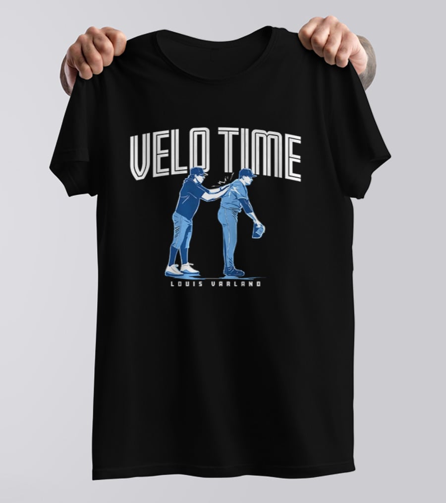 Velo Time Louis Varland Toronto Baseball T-Shirt