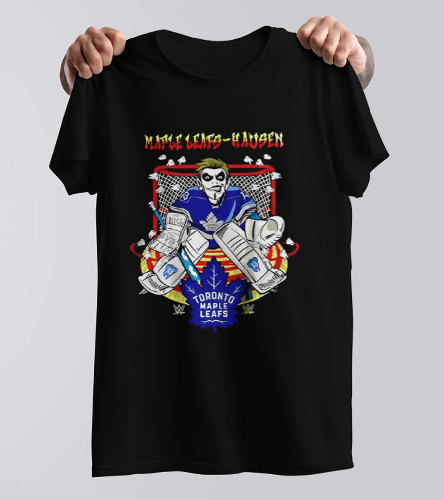 Toronto Maple Leafs Danhausen NHL Hockey WWE T-Shirt
