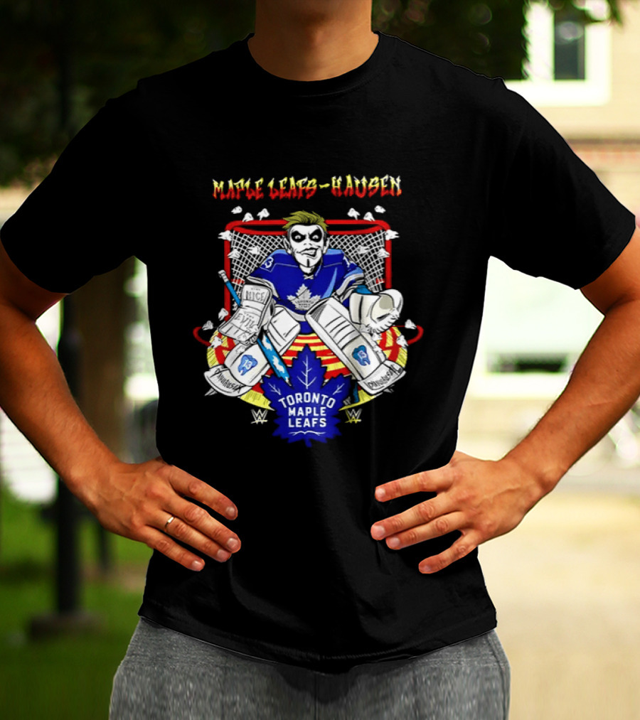 Toronto Maple Leafs Danhausen NHL Hockey WWE T-Shirt