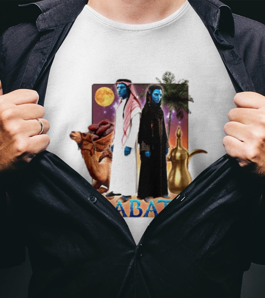 ARABATAR Fantasy Characters With Camel Dates Kettle Palm Moon T-Shirt