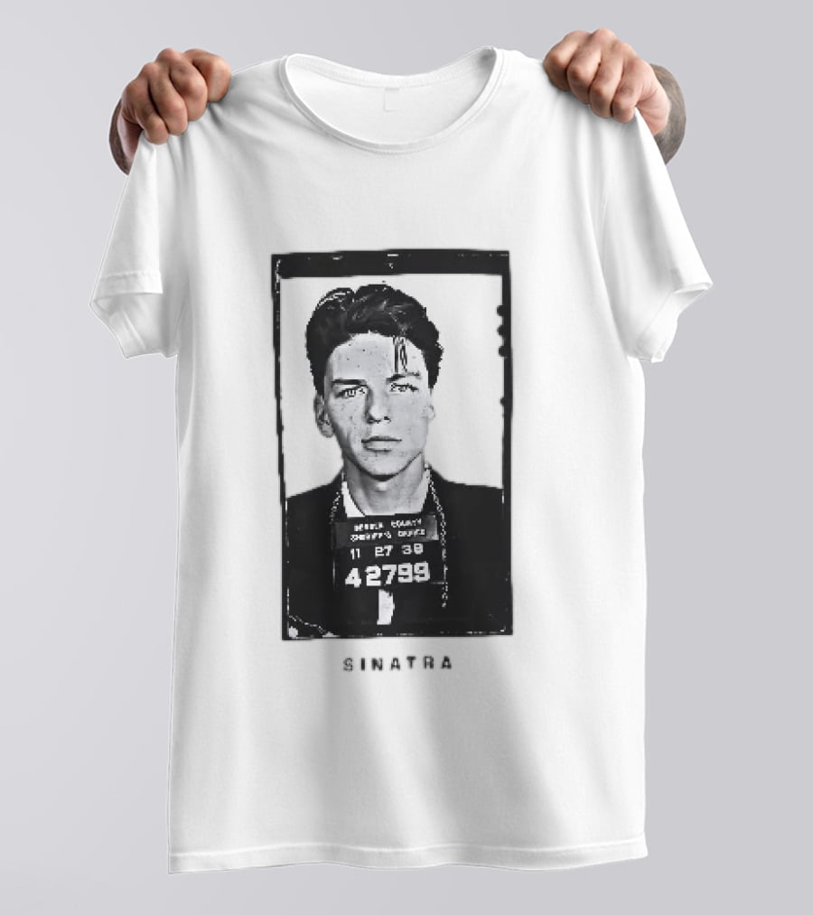 Bergen County Sheriffs Office 11 27 38 42799 Sinatra Shot T-Shirt