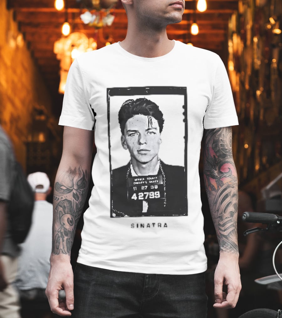 Bergen County Sheriffs Office 11 27 38 42799 Sinatra Shot T-Shirt