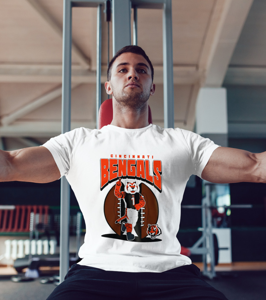 Cincinnati Bengals Tiger Mascot Football Fan Mania 2026 T-Shirt