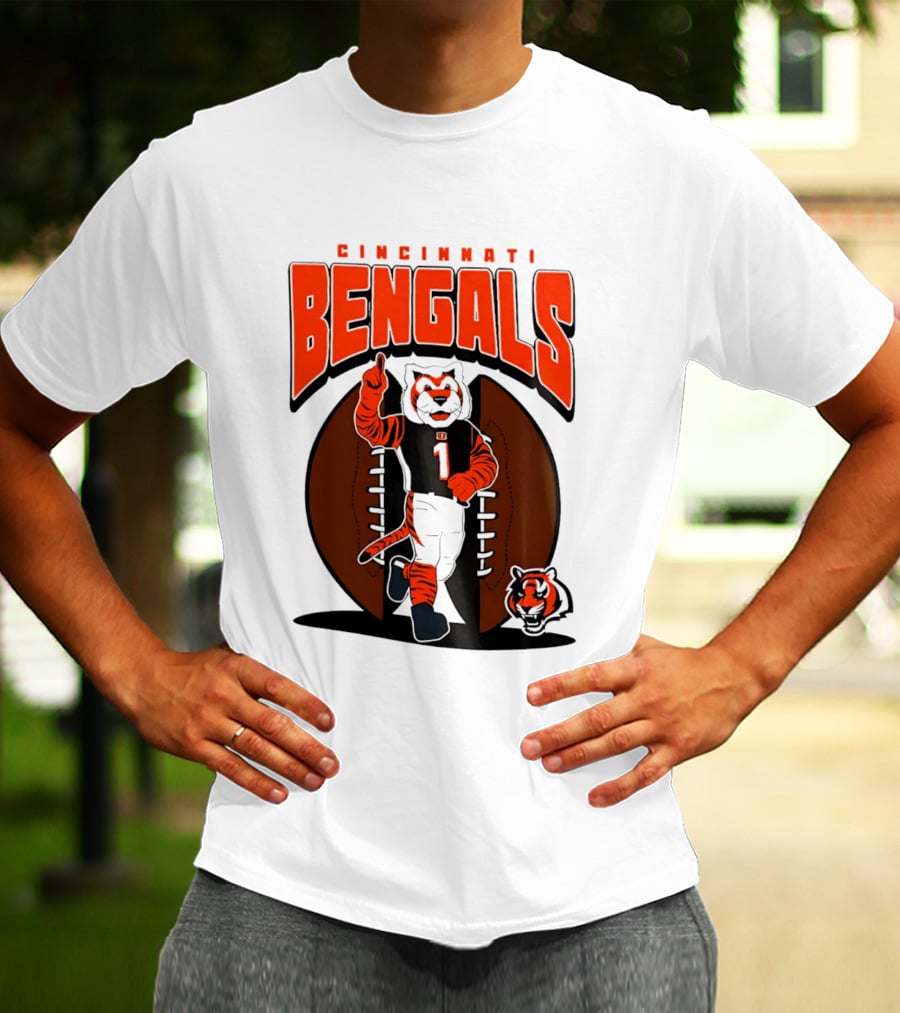 Cincinnati Bengals Tiger Mascot Football Fan Mania 2026 T-Shirt