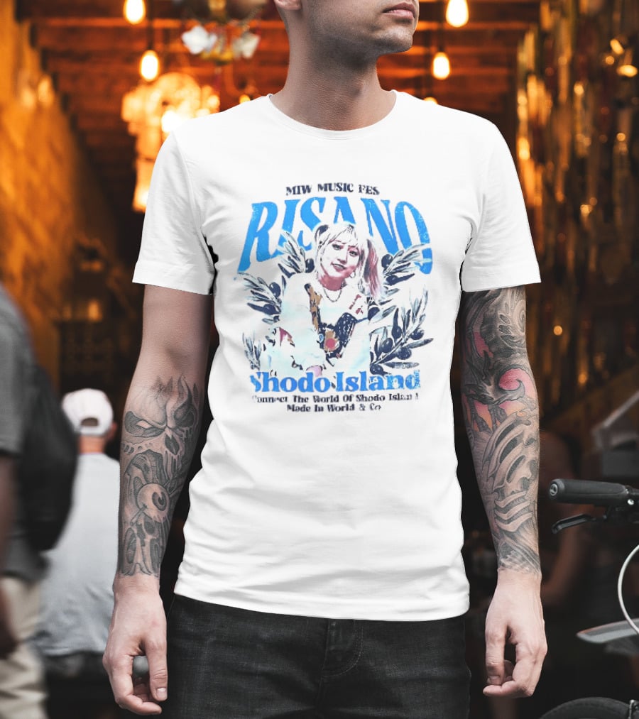MTW Music Presents Risano Blonde Woman Pigtails Connect Shodo Island Made In World And Co T-Shirt