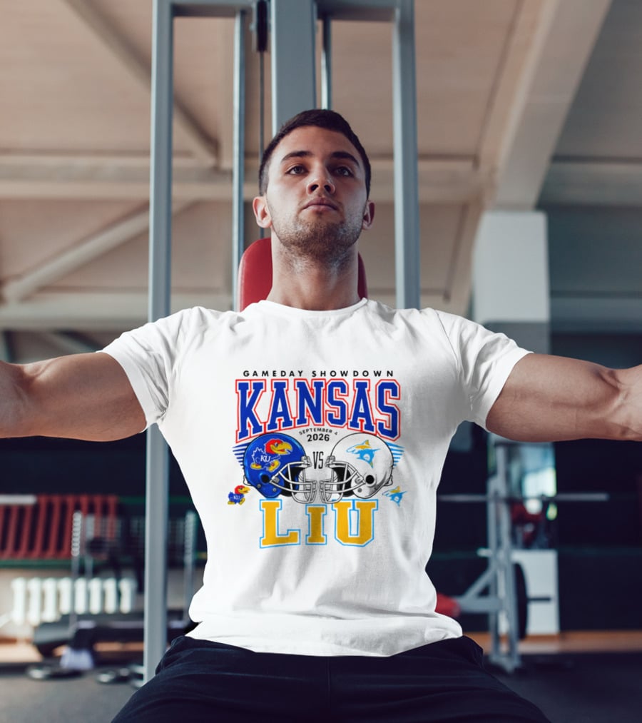 Kansas Vs LIU Gameday Showdown September 2026 T-Shirt