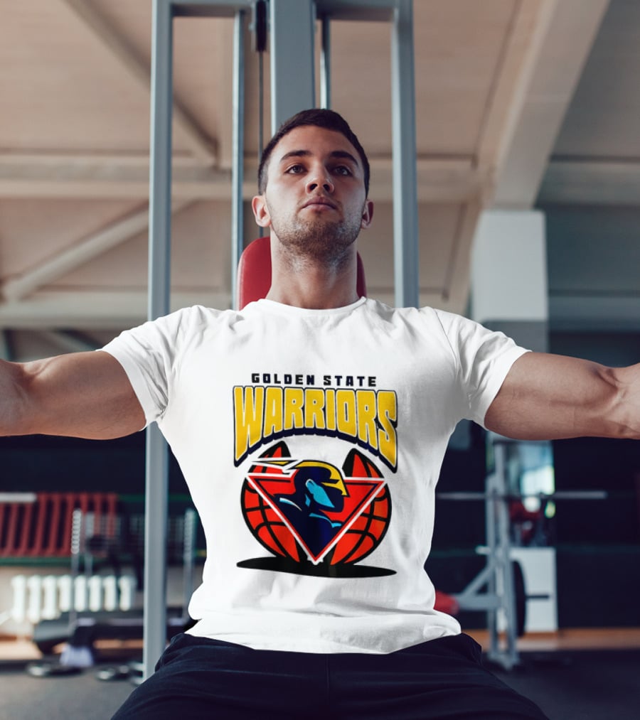 Golden State Warriors NBA 2026 Mania Retro Logo Basketball T-Shirt