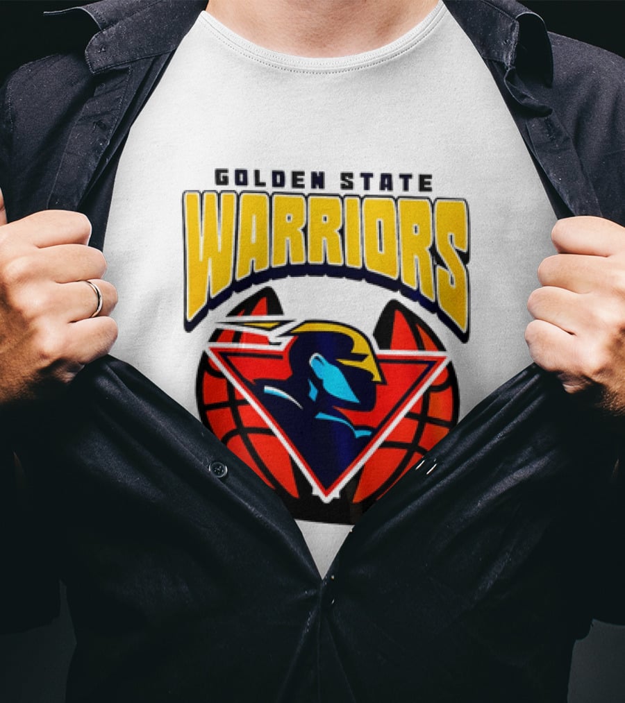 Golden State Warriors NBA 2026 Mania Retro Logo Basketball T-Shirt