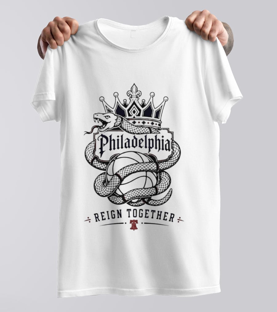 Philadelphia Crown Snake Basketball Reign Together T-Shirt