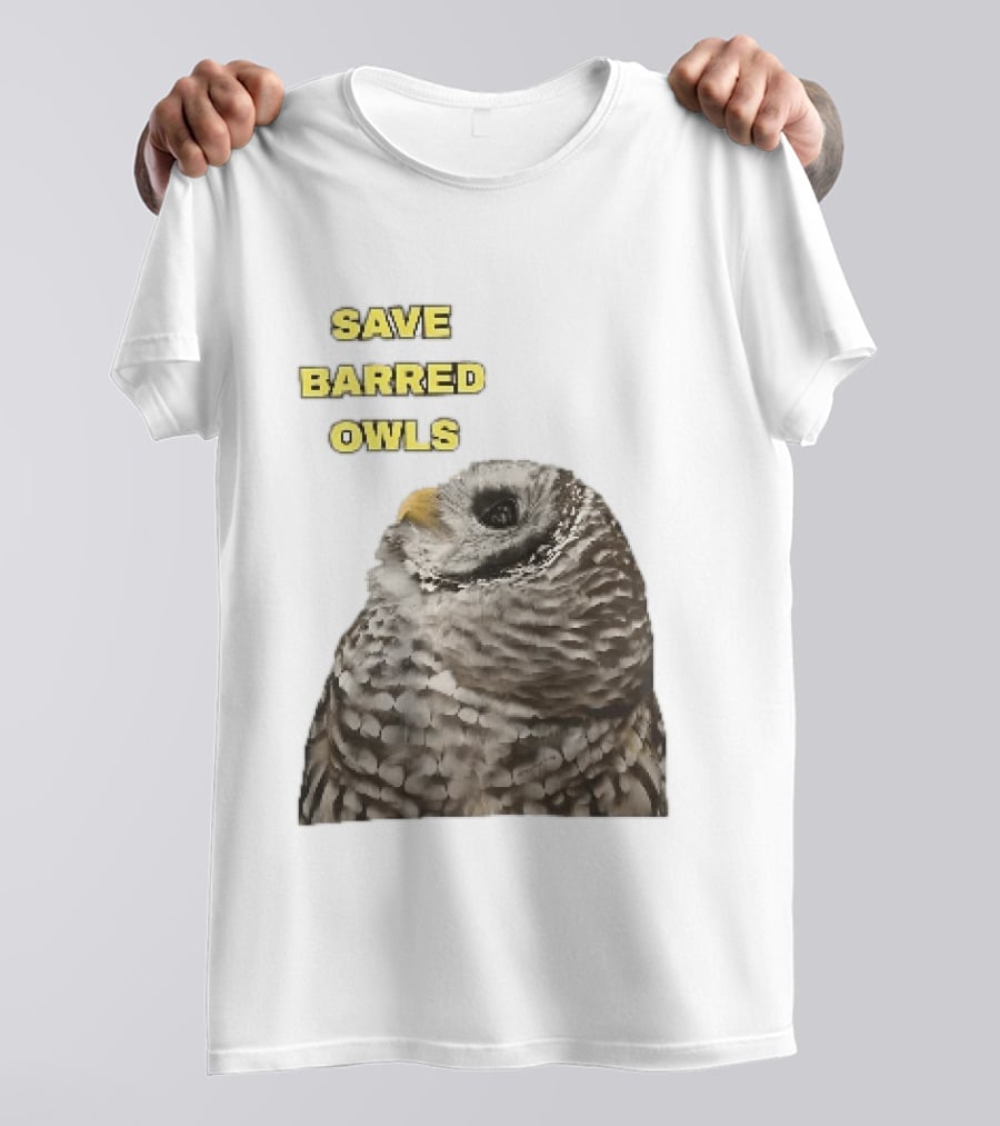 Save Barred Owls Barred Owl Conservation Appeal T-Shirt