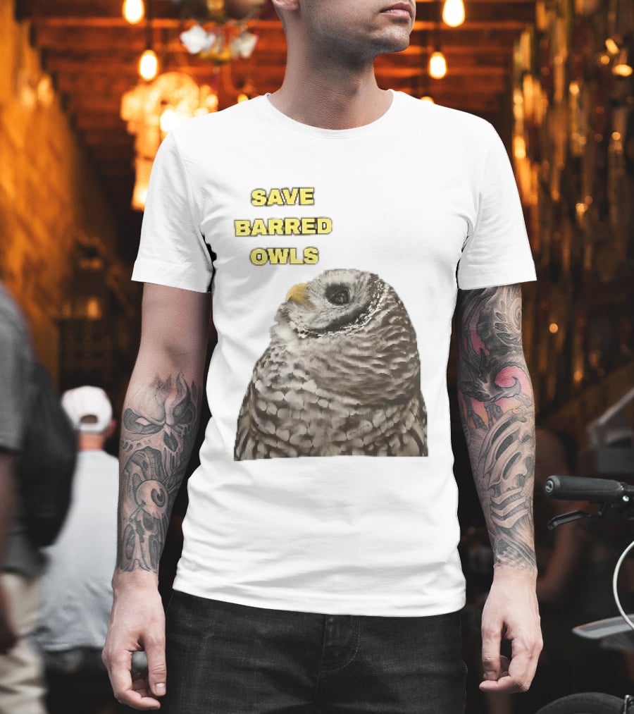 Save Barred Owls Barred Owl Conservation Appeal T-Shirt
