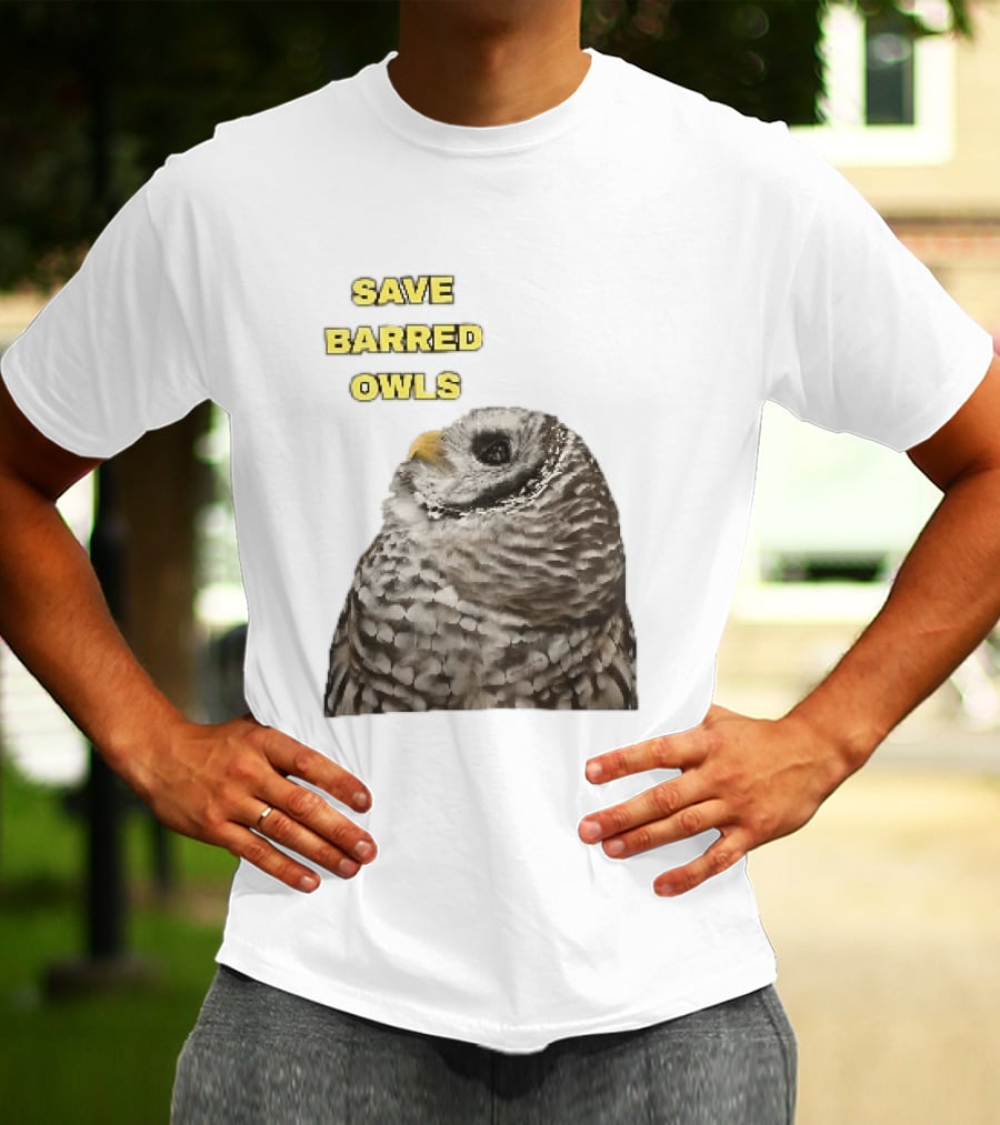 Save Barred Owls Barred Owl Conservation Appeal T-Shirt