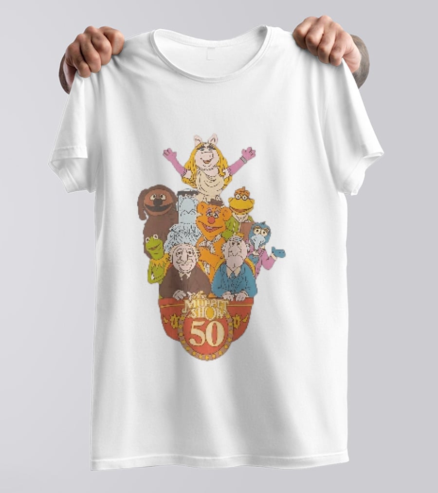 The Muppet Show Anniversary 50 Iconic Characters Celebration T-Shirt