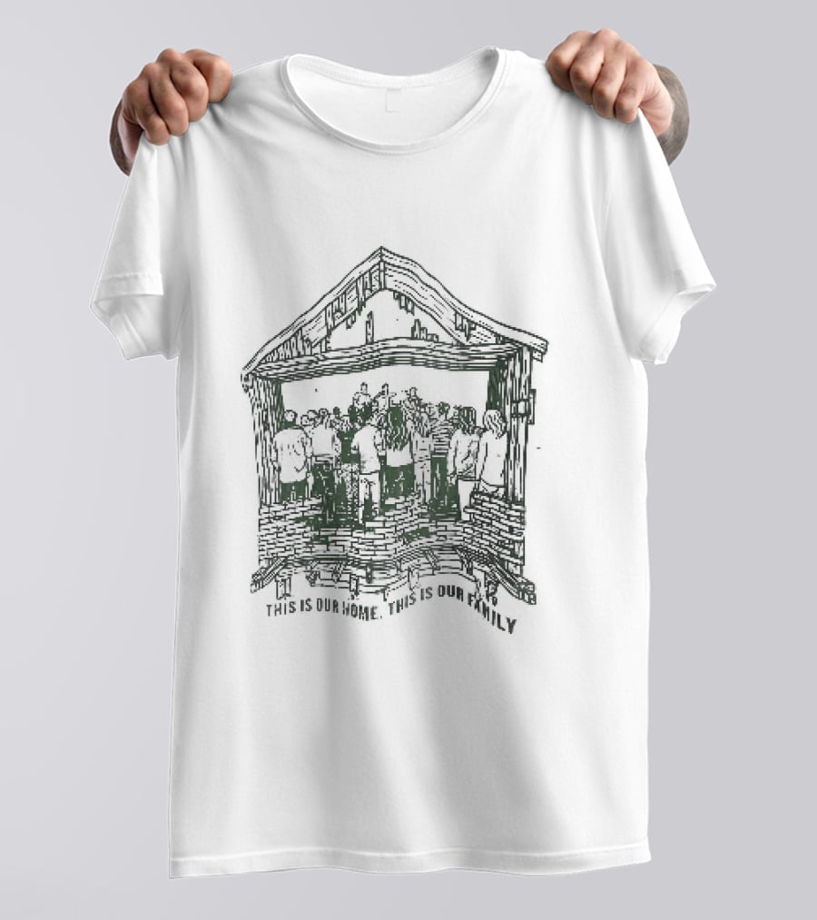 This Is Our Home This Is Our Family Concert Crowd House T-Shirt