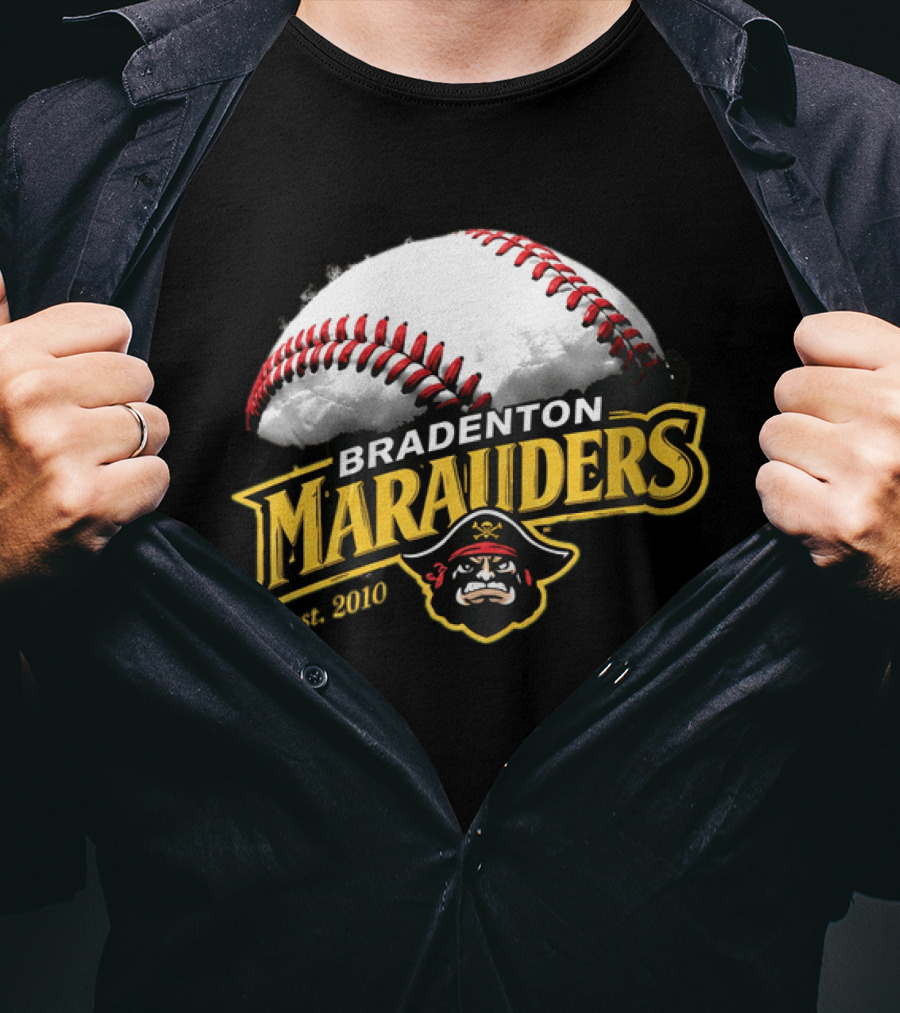Bradenton Marauders Y2K Night Giveaway 2026 Baseball Pirate T-Shirt