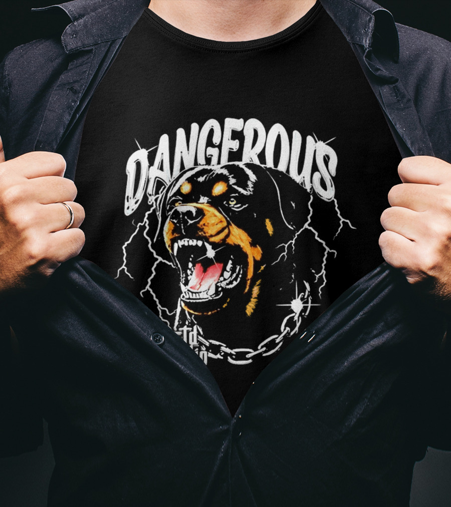 Dangerous Rottweiler Ray Etl Studio Est 2026 T-Shirt