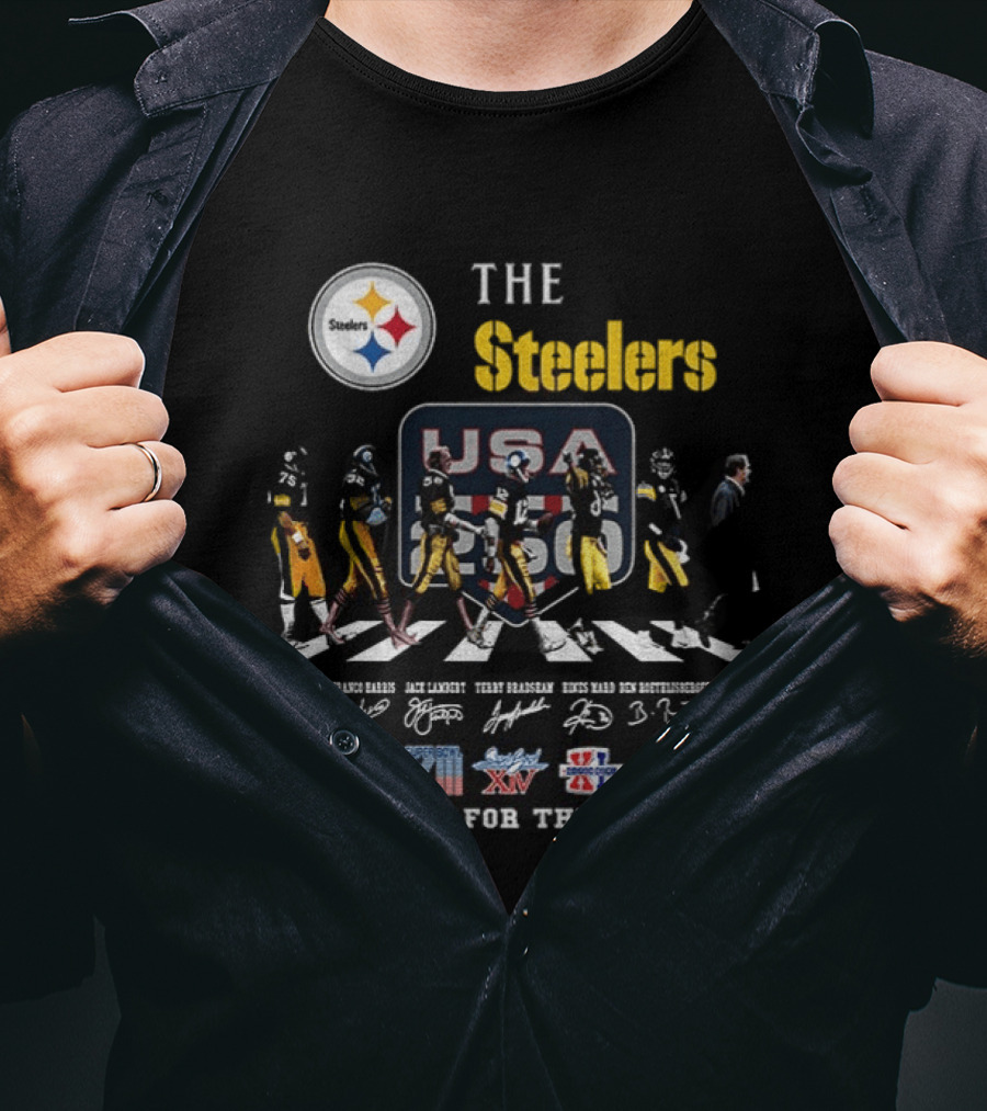 The Steelers Legends USA Super Bowl Thank You For The Memories T-Shirt