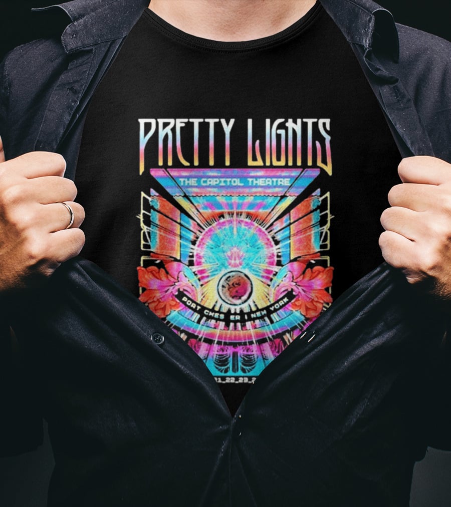 Pretty Lights The Capitol Theatre Port Chester NY August 21 23 2026 T-Shirt