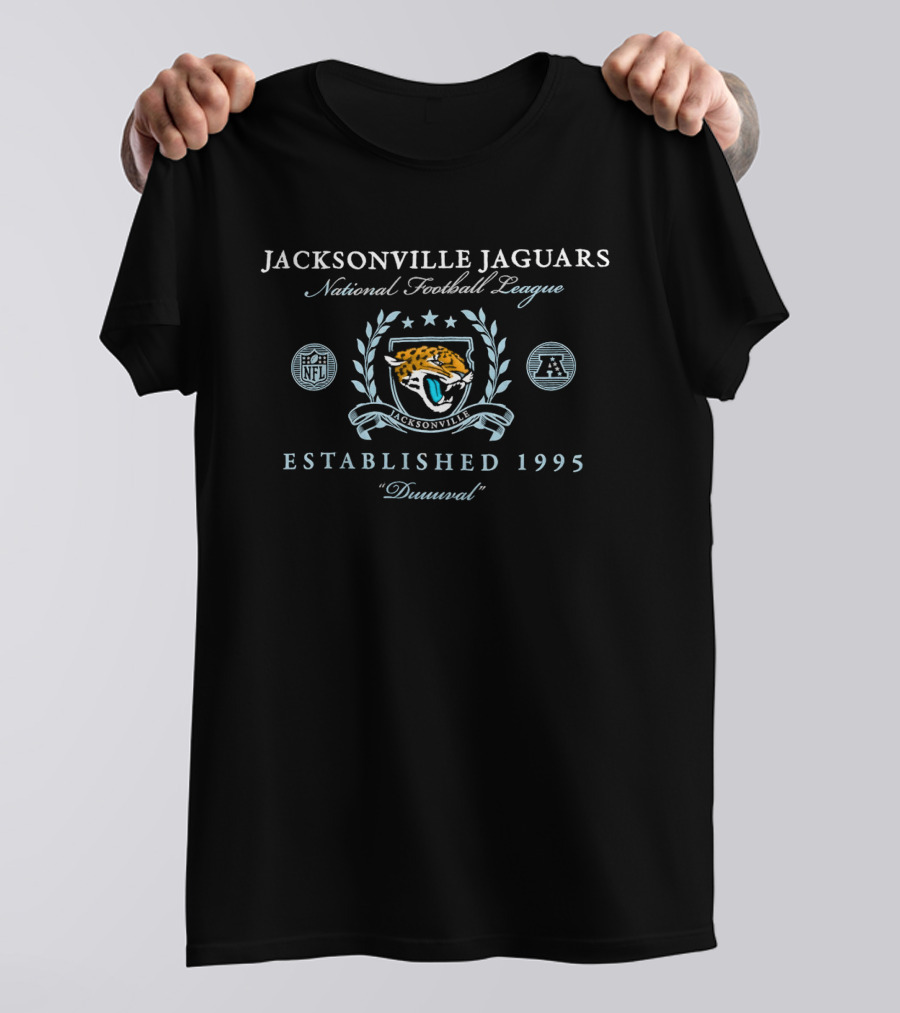 Jacksonville Jaguars National Football League Established 1995 Duuuval NFL T-Shirt