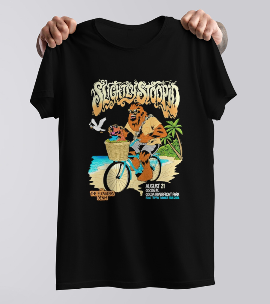 Slightly Stoopid Cocoa Riverfront Park August 21 The Elovaters Demn Event 2026 T-Shirt