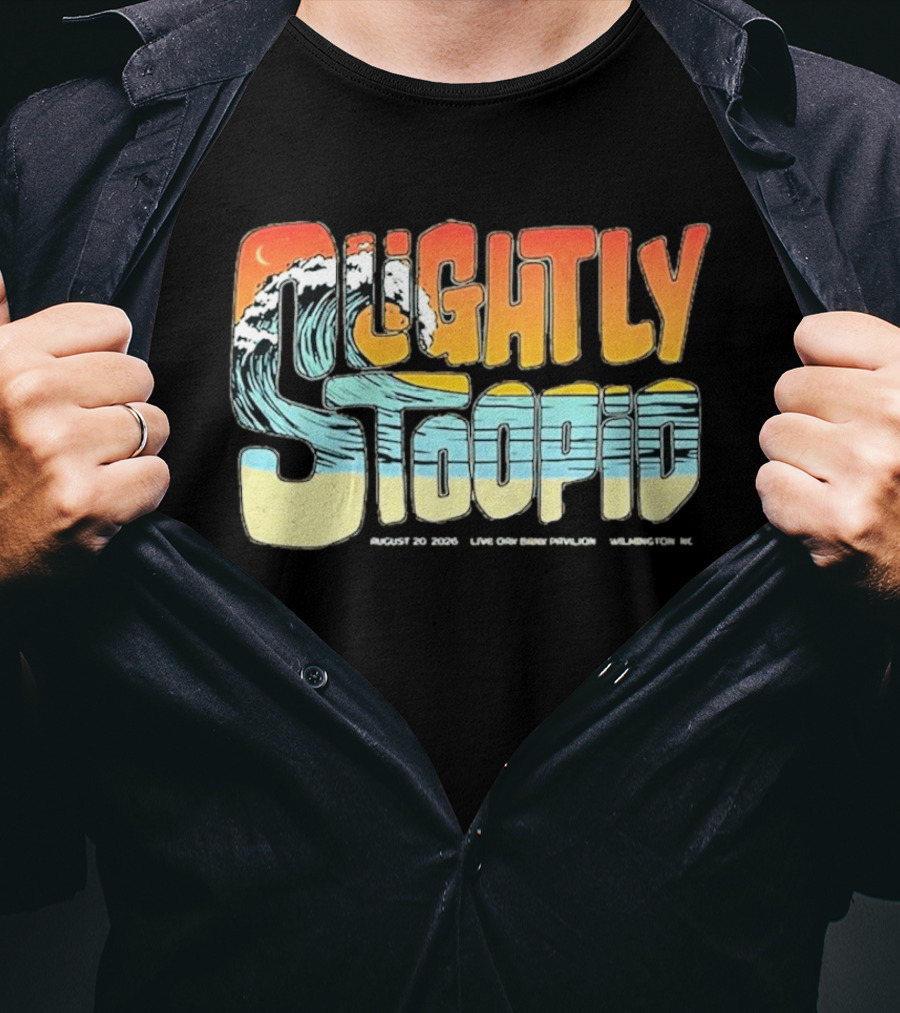 Slightly Stoopid August 20 2026 Live At Live Oak Bank Pavilion Wilmington NC T-Shirt