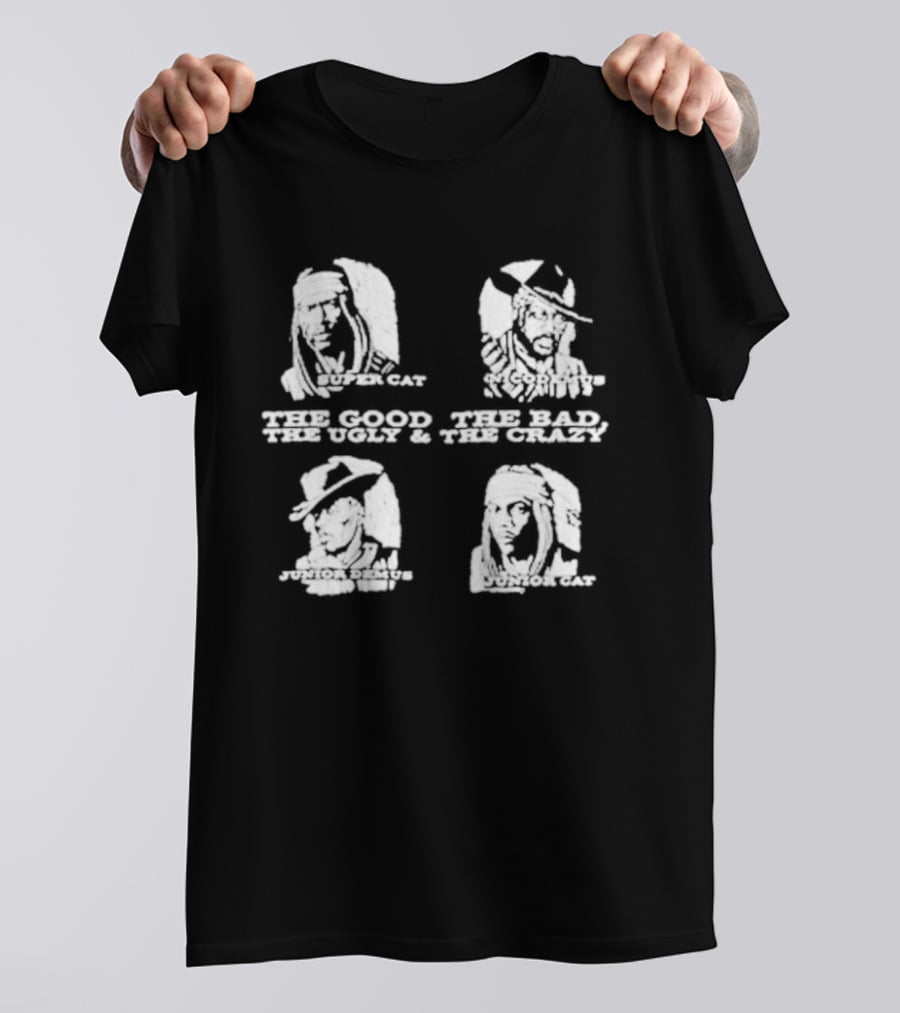The Good The Bad The Ugly And The Crazy Super Cat Nicodemus Cowboy Wild West Cats T-Shirt